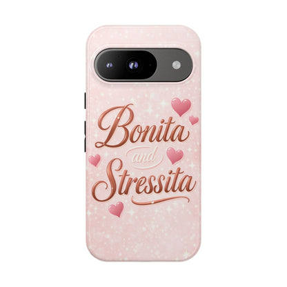 Bonita Stressita Phone Case Cute Latina Aesthetic Pink Coquette Case