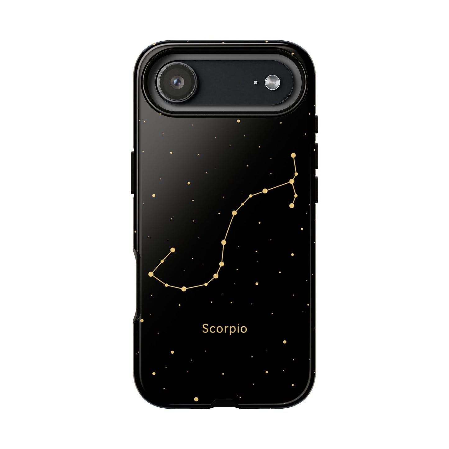 Scorpio Zodiac Constellation Phone Case – Luxe Gold Celestial Cover