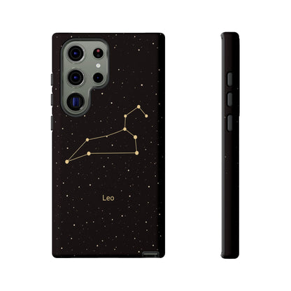 Leo Zodiac Constellation Phone Case – Luxe Gold Celestial Cover