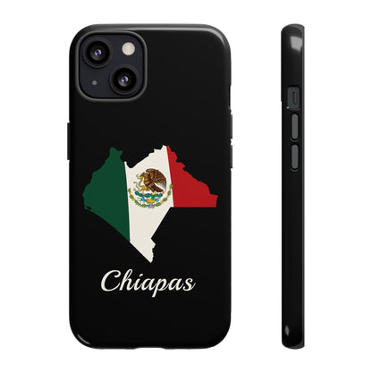Chiapas Mexico Flag Map Phone Case | Mexican American Pride Tough Case for iPhone & Samsung