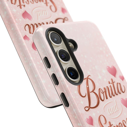 Bonita Stressita Phone Case Cute Latina Aesthetic Pink Coquette Case