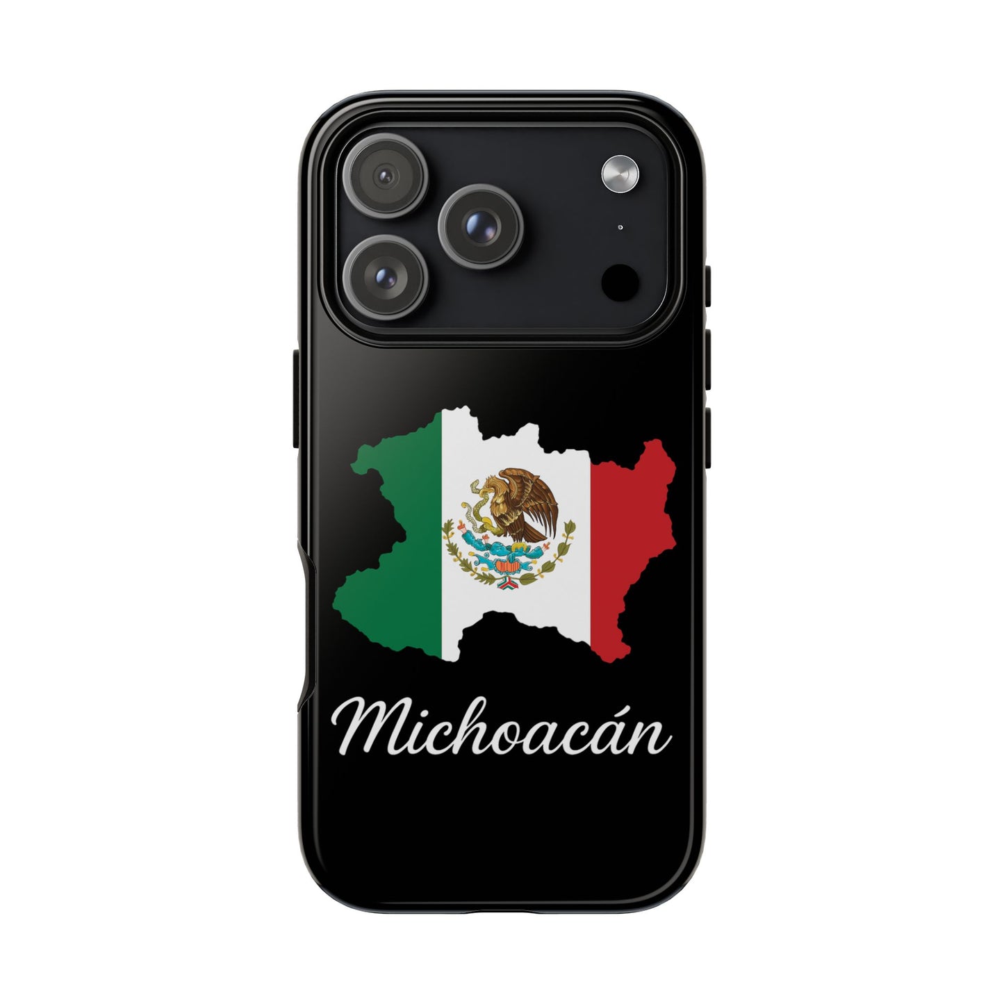 Michoacán Mexico Flag Map Phone Case | Mexican American Pride Tough Case for iPhone & Samsung