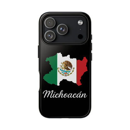 Michoacán Mexico Flag Map Phone Case | Mexican American Pride Tough Case for iPhone & Samsung