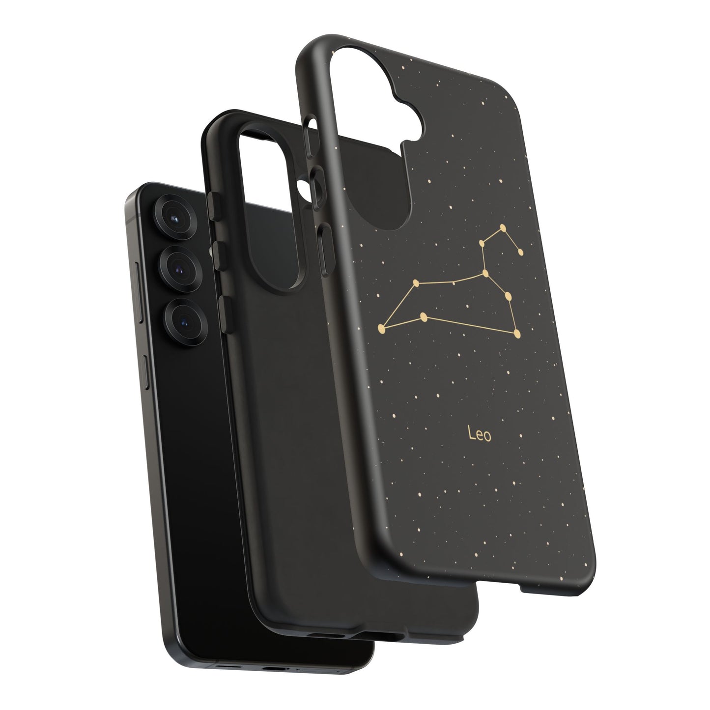 Leo Zodiac Constellation Phone Case – Luxe Gold Celestial Cover