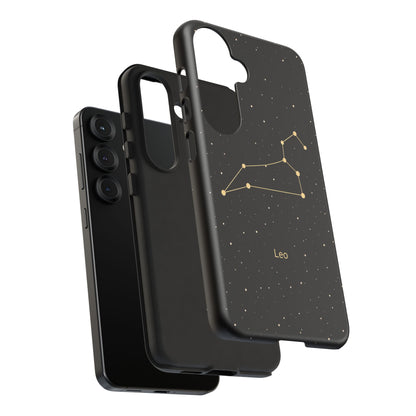 Leo Zodiac Constellation Phone Case – Luxe Gold Celestial Cover