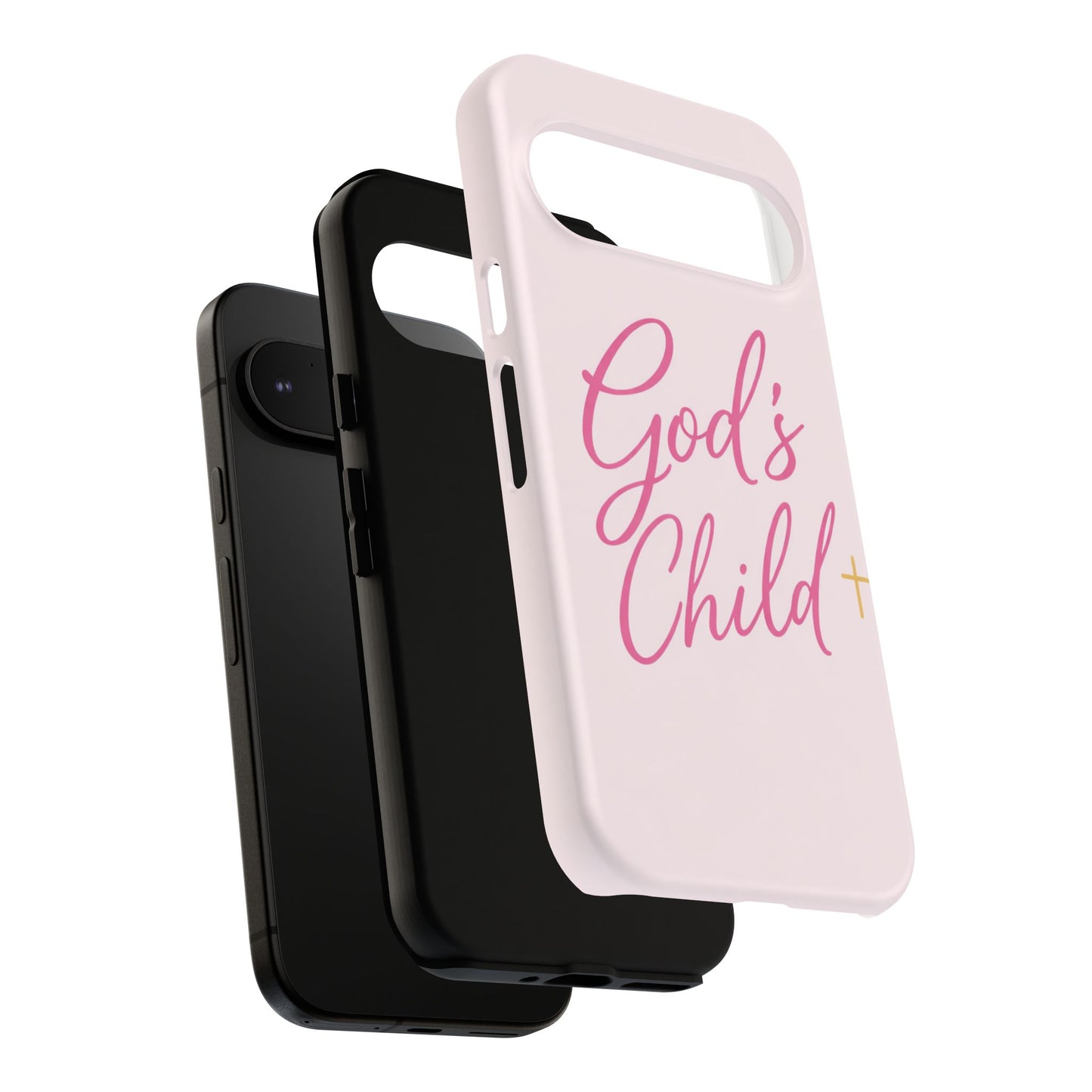 Gods Child Phone Case Christian Pink Aesthetic Tough iPhone Case