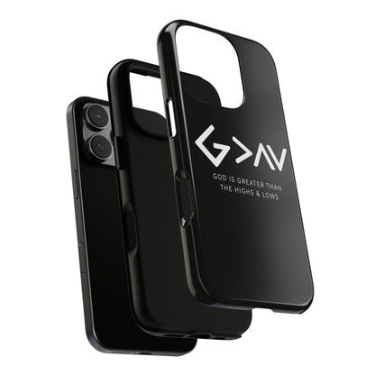 God Is Greater Than The Highs & Lows G>∧∨ Christian Phone Case