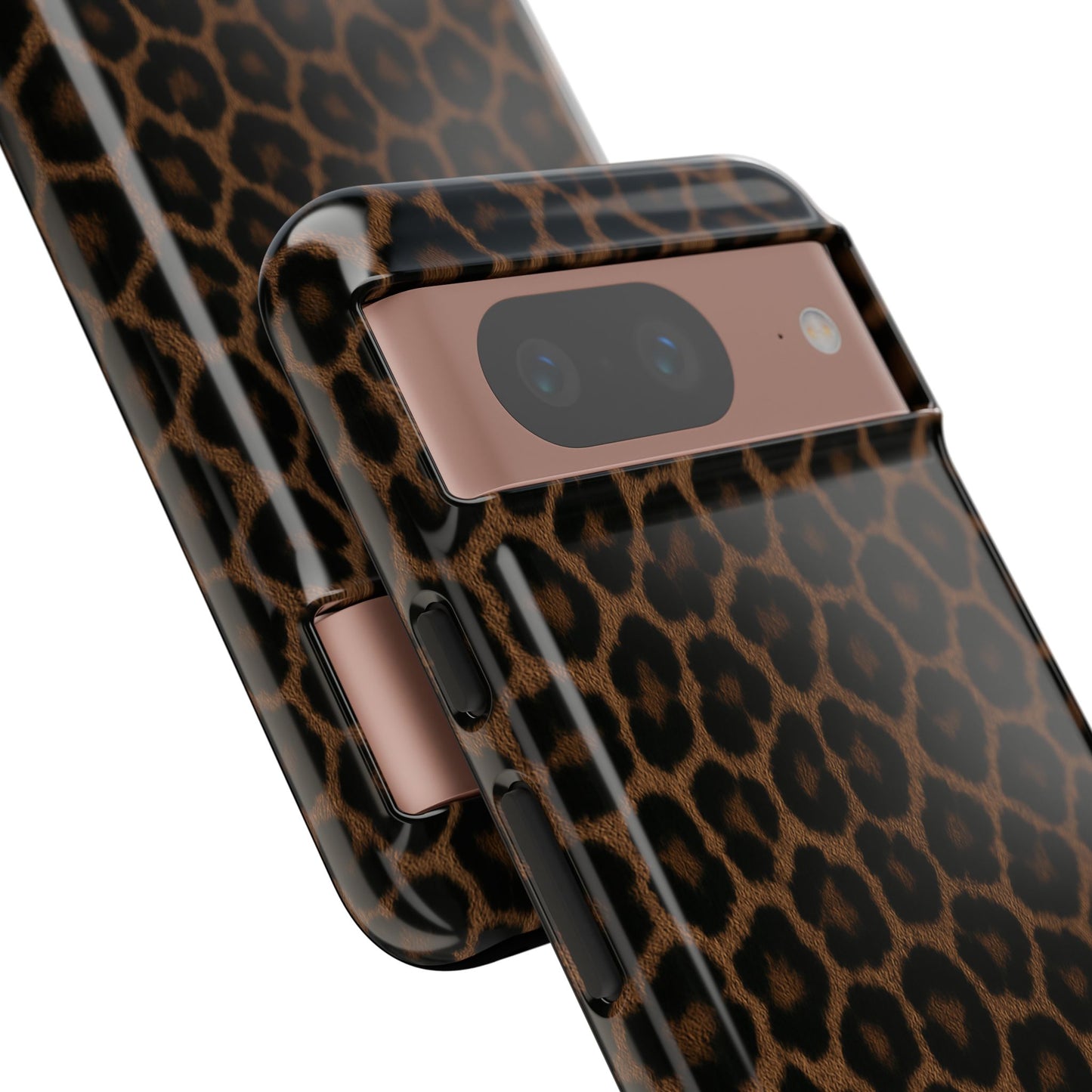 Brown Leopard Print Phone Case | Classic Animal Print Aesthetic Tough Protective Case