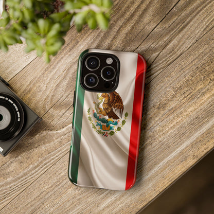 Mexico Flag Phone Case | Mexican Pride iPhone & Samsung Case | Tricolor Aesthetic Tough Protective Cover