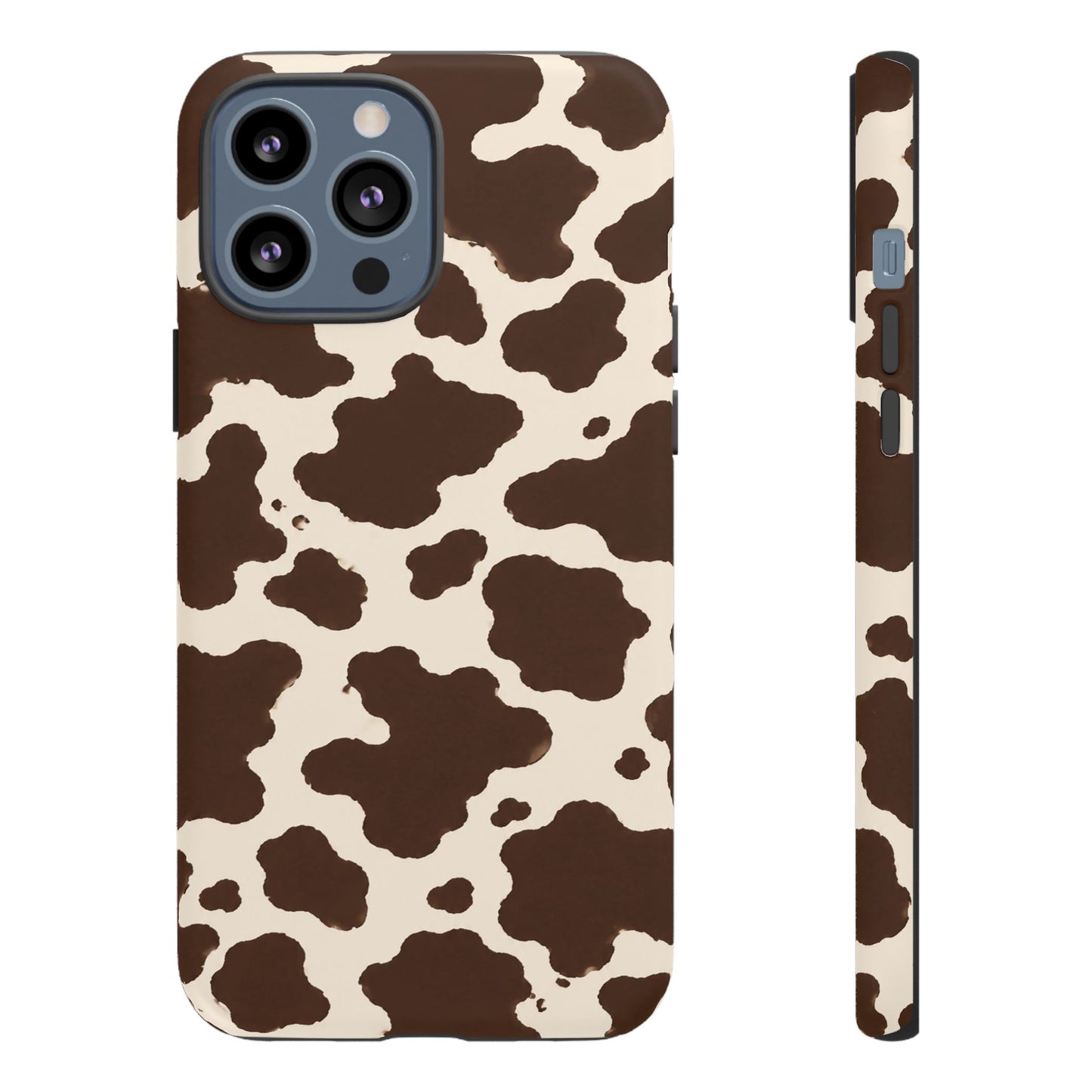 Western Cow Print Tough Phone Case for iPhone Samsung Galaxy Pixel