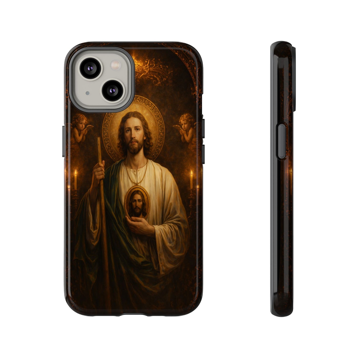 San Judas Phone Case Saint Jude Catholic Saint Religious Art Portrait Tough