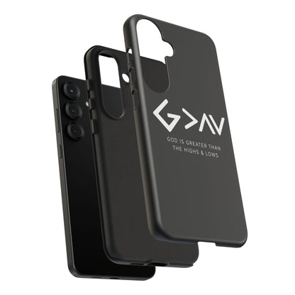 God Is Greater Than The Highs & Lows G>∧∨ Christian Phone Case