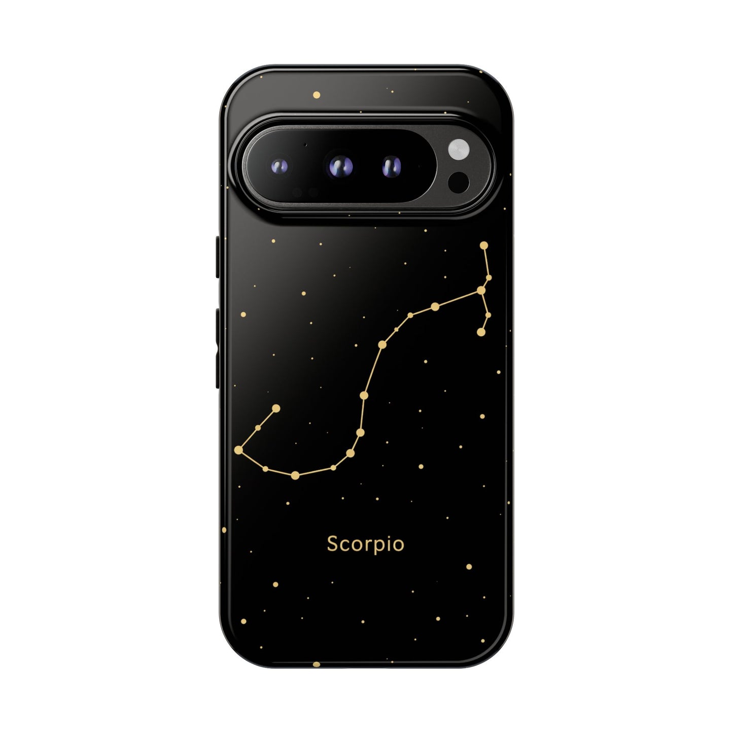 Scorpio Zodiac Constellation Phone Case – Luxe Gold Celestial Cover