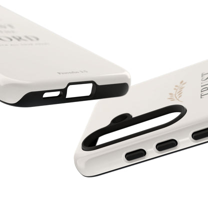 Proverbs 3:5 Christian Phone Case Trust in the Lord Minimalist Faith Cover