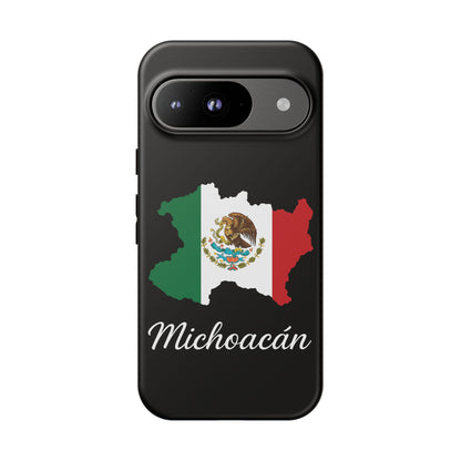 Michoacán Mexico Flag Map Phone Case | Mexican American Pride Tough Case for iPhone & Samsung