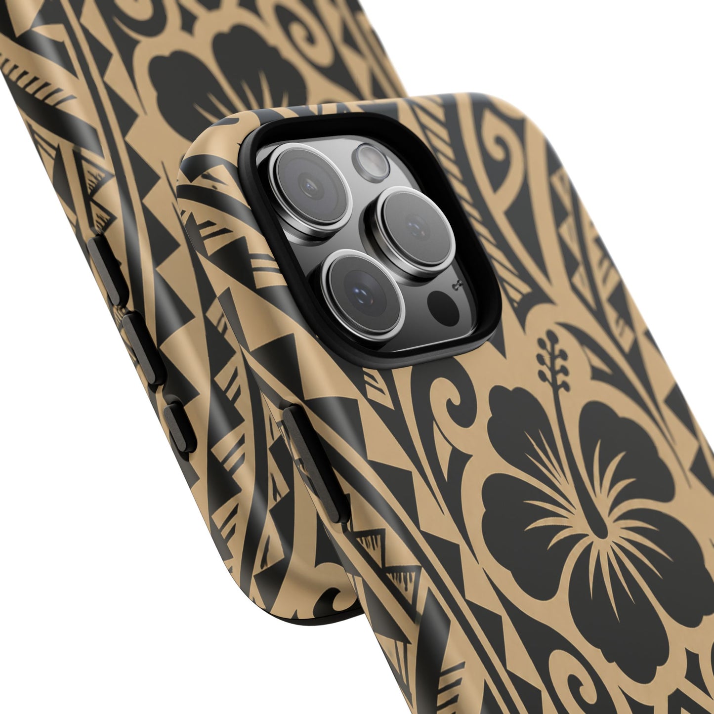 Polynesian Tribal Hawaiin Hibiscus Phone Case for iPhone Samsung Galaxy