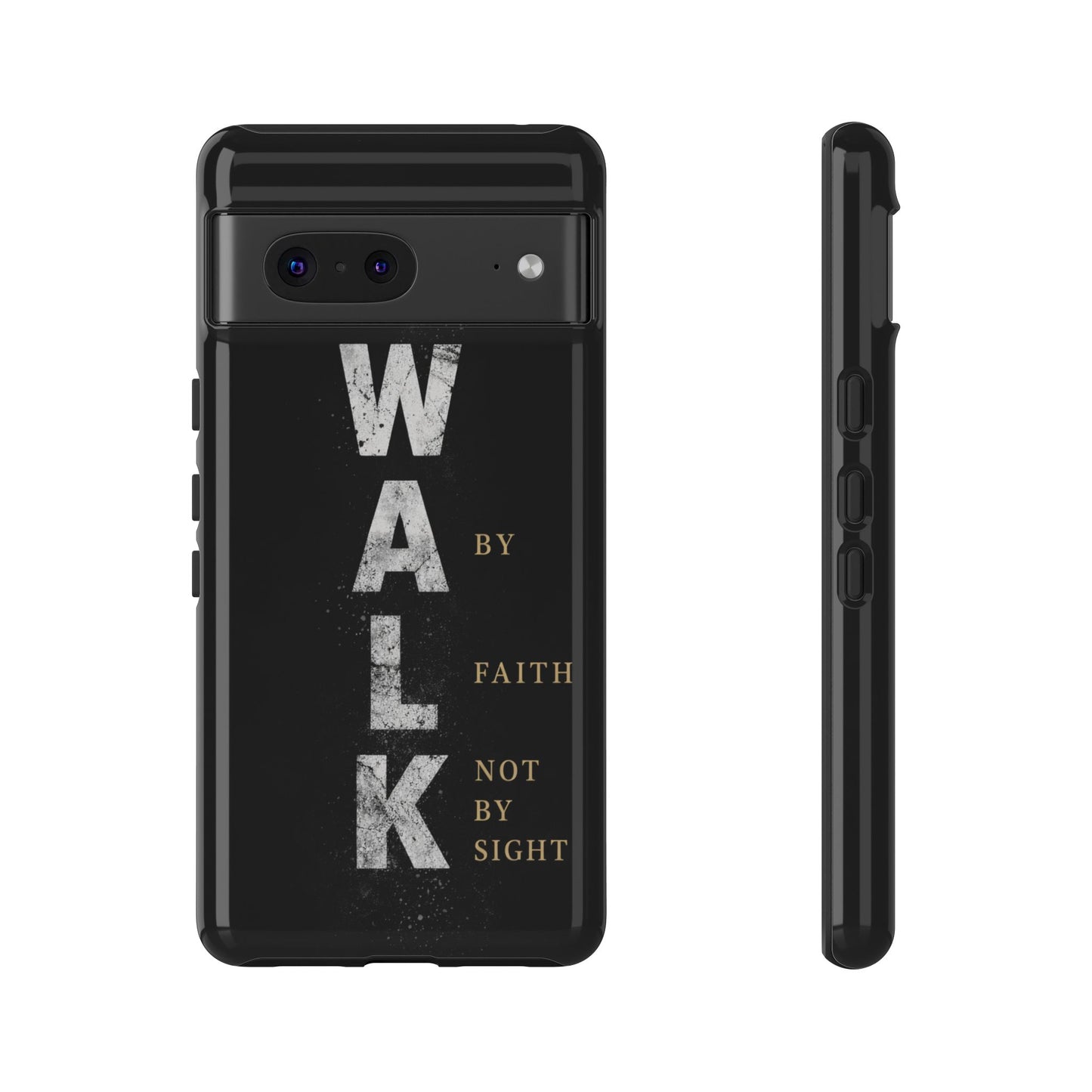 Walk by Faith Not by Sight Christian Phone Case Bible Verse Faith Cover