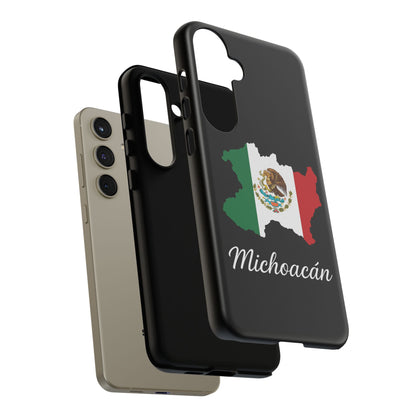 Michoacán Mexico Flag Map Phone Case | Mexican American Pride Tough Case for iPhone & Samsung