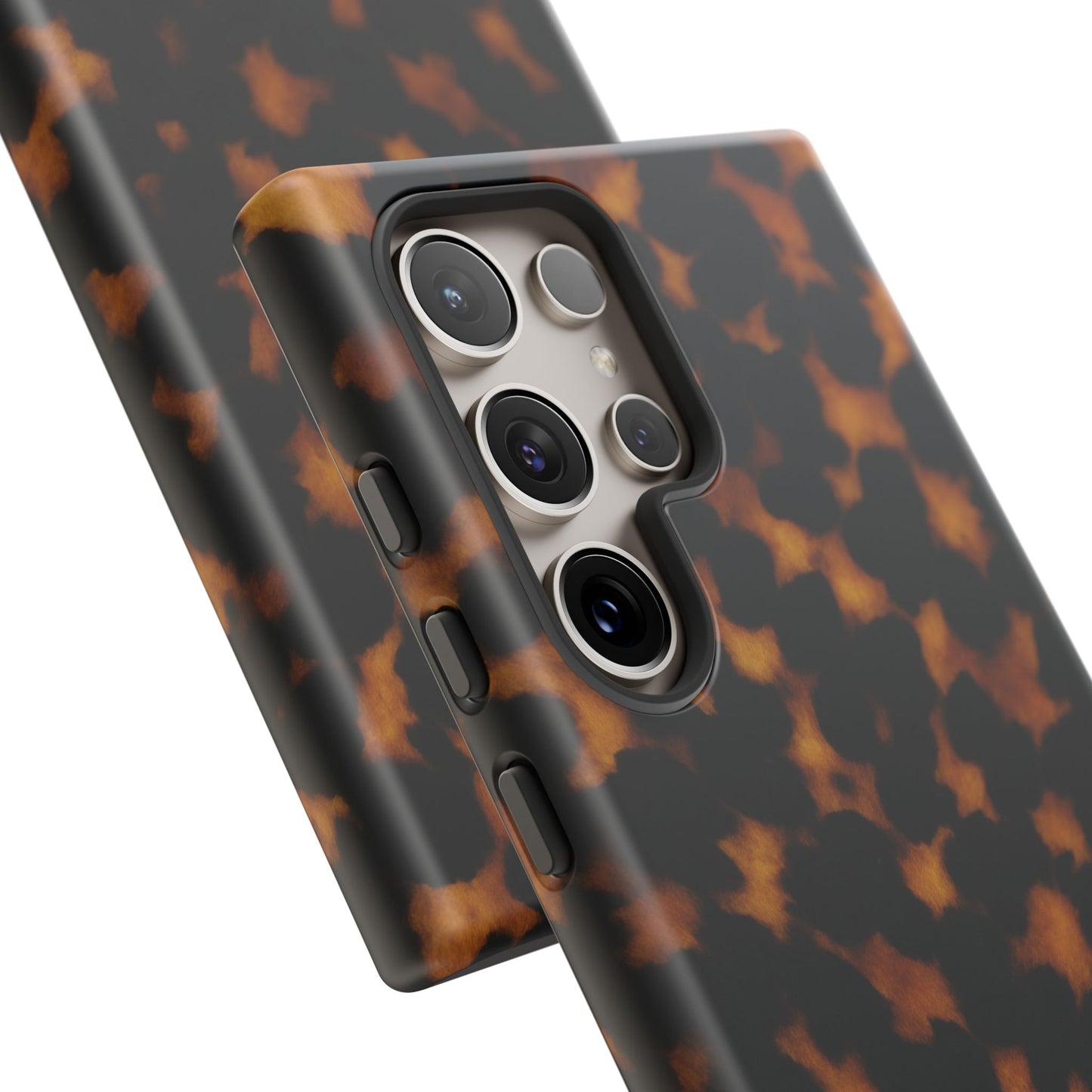 Tortoiseshell Phone Case – Brown Leopard Pattern Luxury Tough Protective Case
