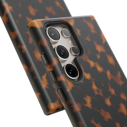 Tortoiseshell Phone Case – Brown Leopard Pattern Luxury Tough Protective Case