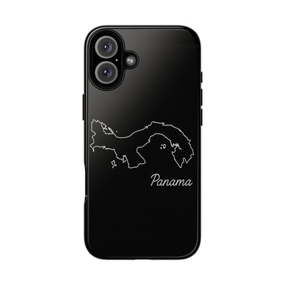 Panama Outline Phone Case – Minimal Country Map Tough Case (iPhone, Samsung, Pixel)