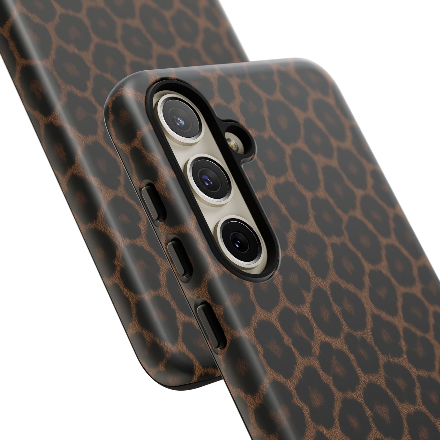 Brown Leopard Print Phone Case | Classic Animal Print Aesthetic Tough Protective Case