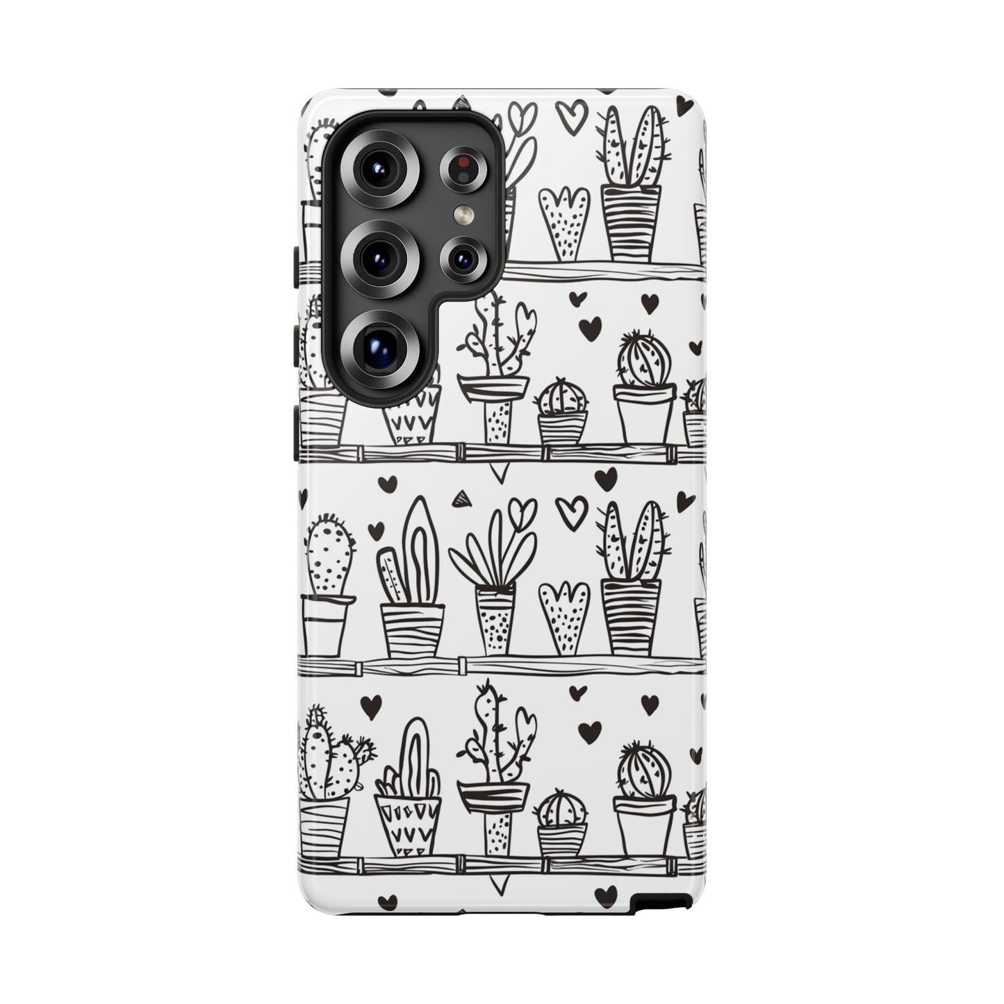 Cactus Succulent Phone Case Cute Plant Aesthetic iPhone Samsung Cover