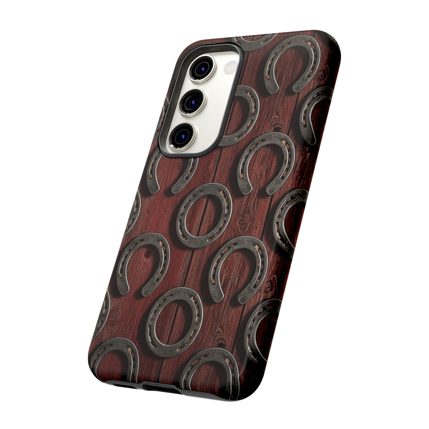 Rustic Horseshoe Western Phone Case – Cowboy Country Ranch Tough Case