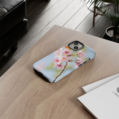 Cherry Blossom Phone Case – Pink Floral Tough Case (iPhone, Samsung Galaxy, Pixel)