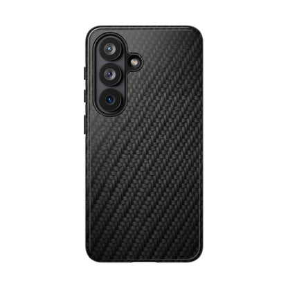 Carbon Fiber Inspired Phone Case – Rugged Slim Protective Tech Case for iPhone & Samsung