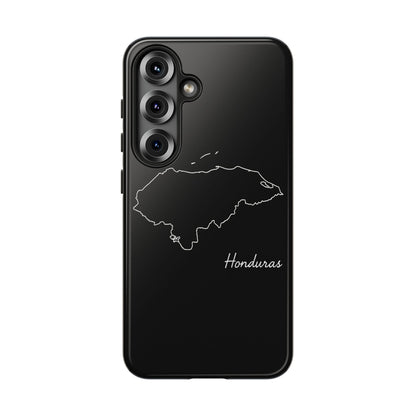 Honduras Outline Phone Case – Minimal Country Map Tough Case (iPhone, Samsung, Pixel)