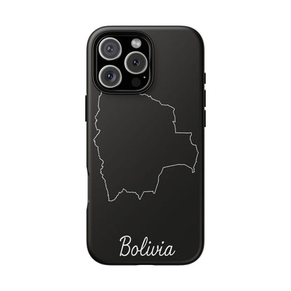 Bolivia Outline Phone Case – Minimal Country Map Tough Cover