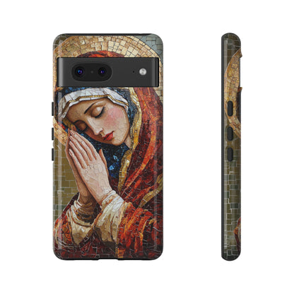 Virgin Mary Phone Case, Catholic Phone Case, Christian Aesthetic Case, Religious iPhone Case, Saint Art Case, Faith Gift