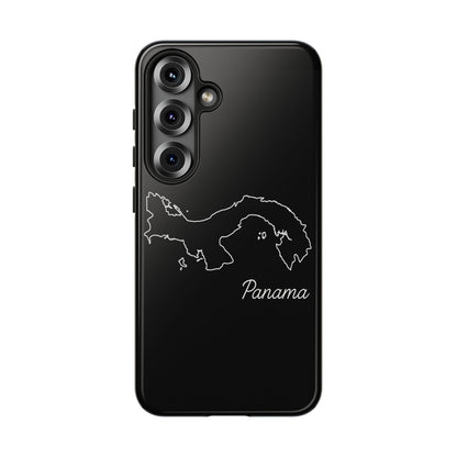 Panama Outline Phone Case – Minimal Country Map Tough Case (iPhone, Samsung, Pixel)