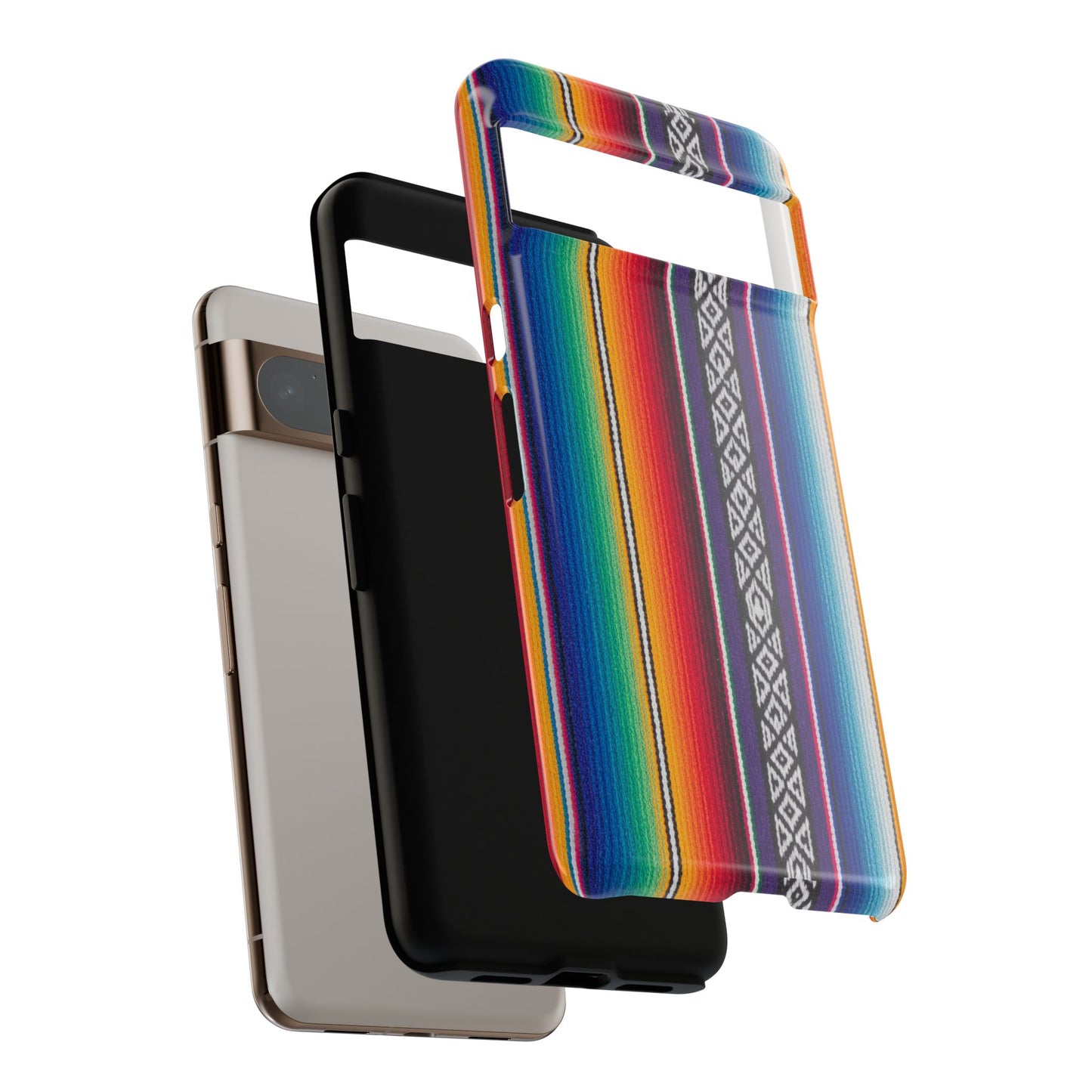 Serape Stripe Phone Case – Colorful Mexican Blanket Pattern Tough Case