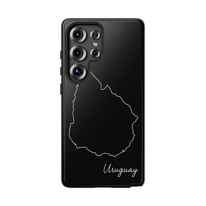 Uruguay Outline Phone Case – Minimal Country Map Tough Case (iPhone, Samsung, Pixel)