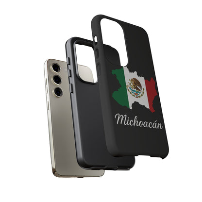 Michoacán Mexico Flag Map Phone Case | Mexican American Pride Tough Case for iPhone & Samsung