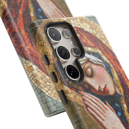 Virgin Mary Phone Case, Catholic Phone Case, Christian Aesthetic Case, Religious iPhone Case, Saint Art Case, Faith Gift