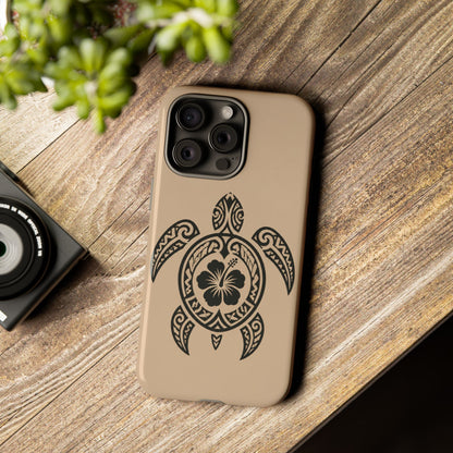 Polynesian Turtle Phone Case | Hawaiian Beach Tough Cover