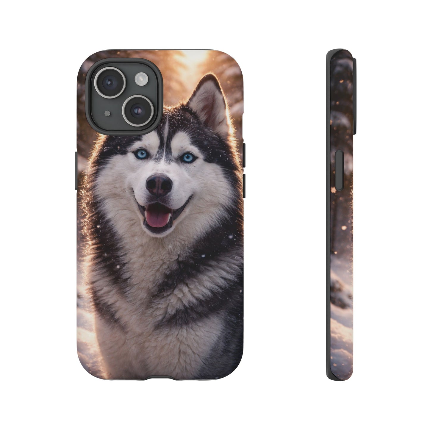 Siberian Husky Tough Phone Case | Blue Eyes Dog Cover Protective iPhone Case