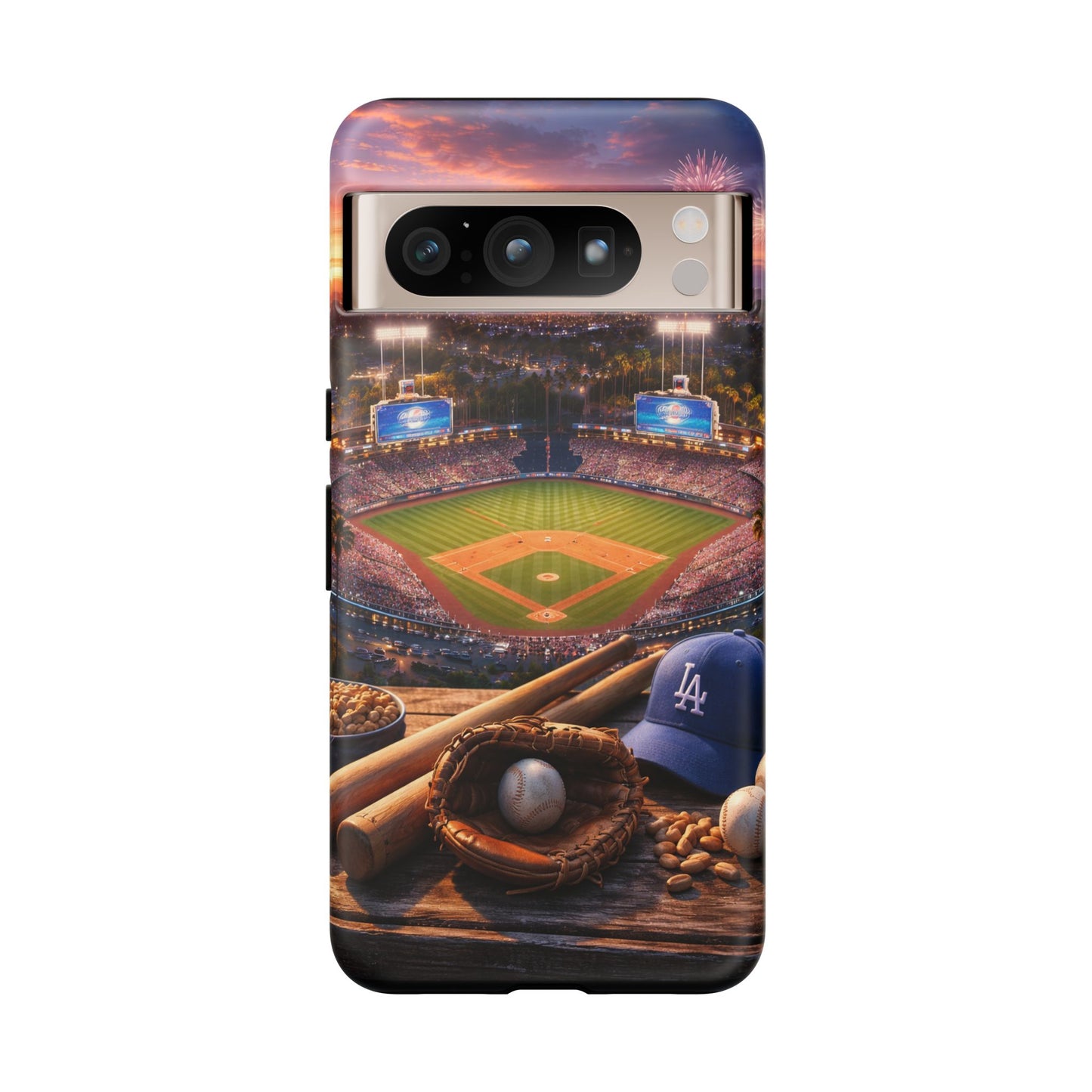 Baseball Sunset Stadium Phone Case LA Game Day Sports Aesthetic Case