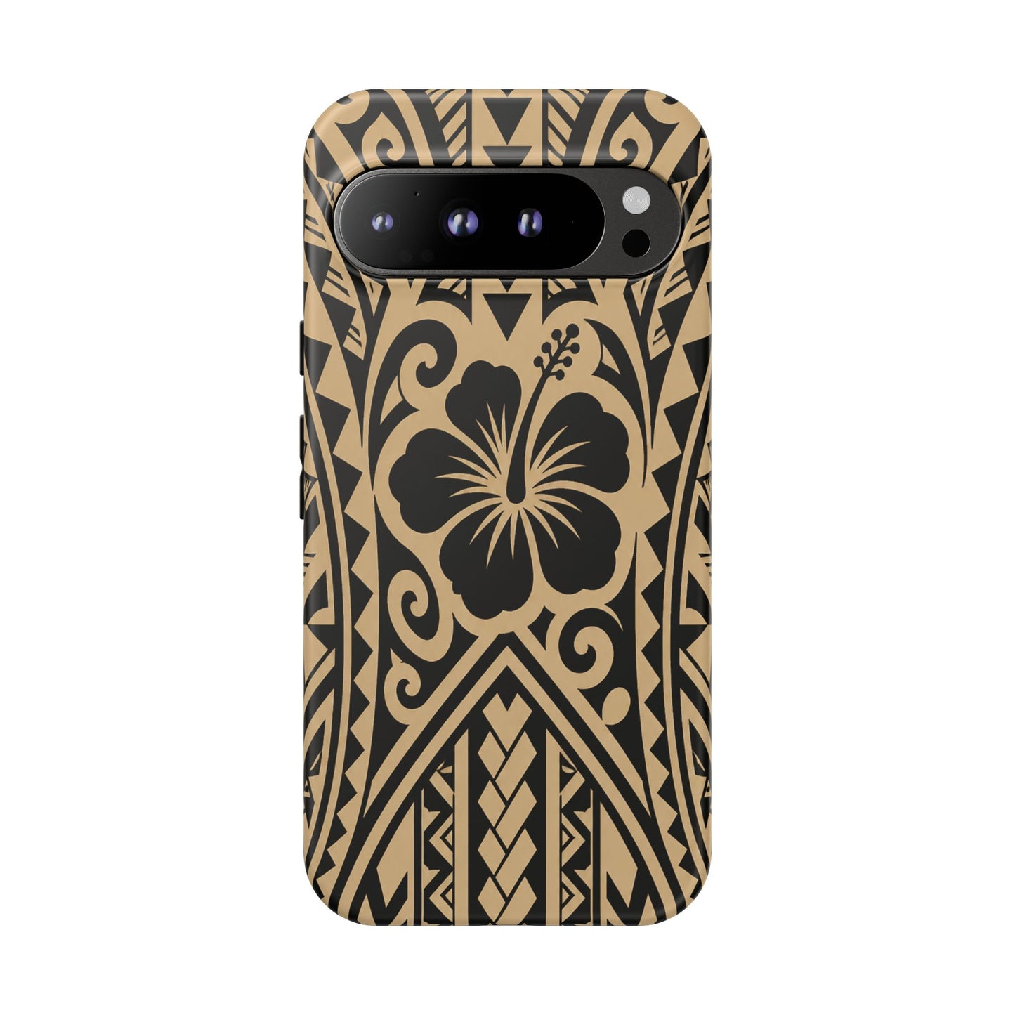 Polynesian Tribal Hawaiin Hibiscus Phone Case for iPhone Samsung Galaxy