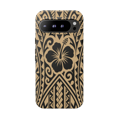 Polynesian Tribal Hawaiin Hibiscus Phone Case for iPhone Samsung Galaxy