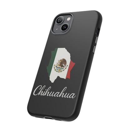 Chihuahua Mexico Flag Map Phone Case | Mexican American Pride Tough Case for iPhone & Samsung