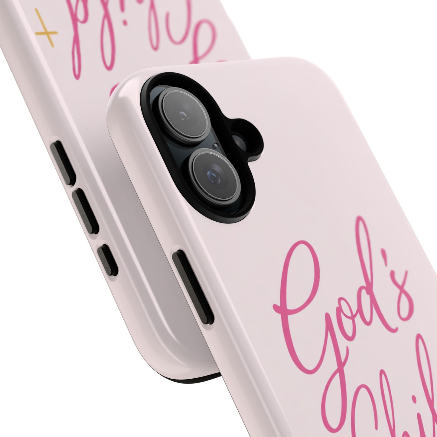 Gods Child Phone Case Christian Pink Aesthetic Tough iPhone Case