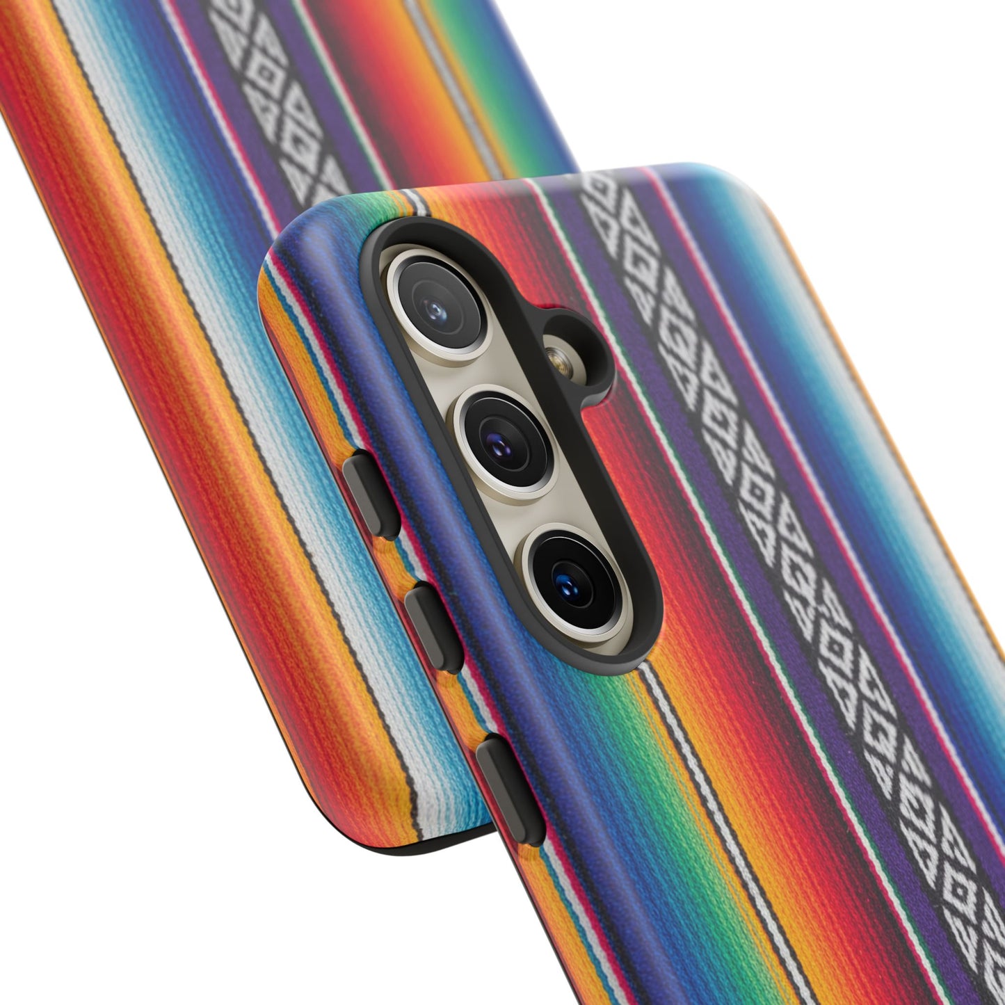 Serape Stripe Phone Case – Colorful Mexican Blanket Pattern Tough Case