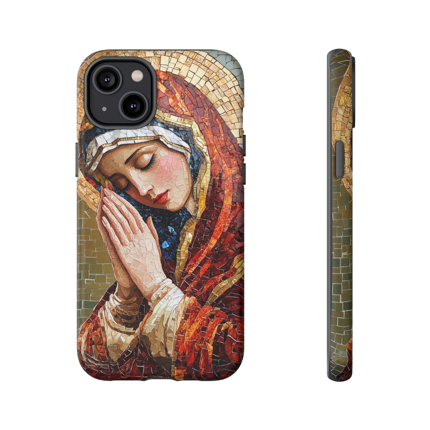 Virgin Mary Phone Case, Catholic Phone Case, Christian Aesthetic Case, Religious iPhone Case, Saint Art Case, Faith Gift