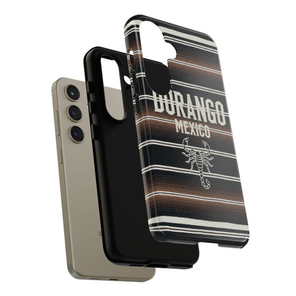Durango Mexico Phone Case | Serape Scorpion Western Design | Mexican Heritage Tough Case for iPhone & Samsung