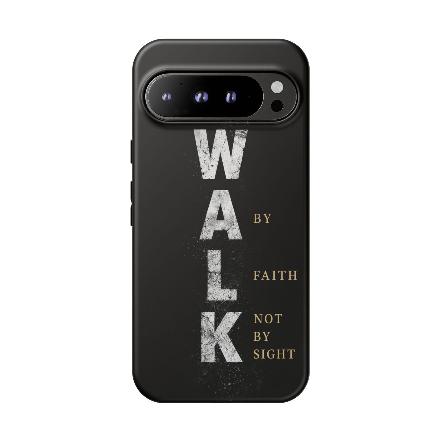 Walk by Faith Not by Sight Christian Phone Case Bible Verse Faith Cover
