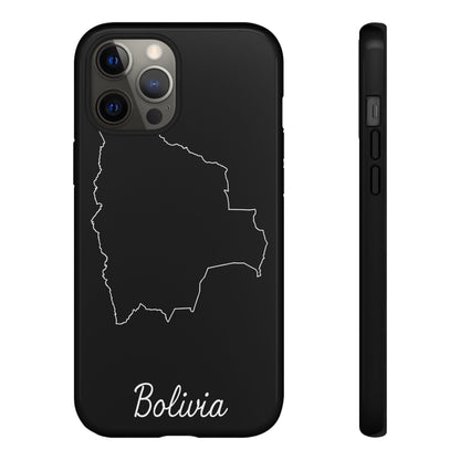 Bolivia Outline Phone Case – Minimal Country Map Tough Cover